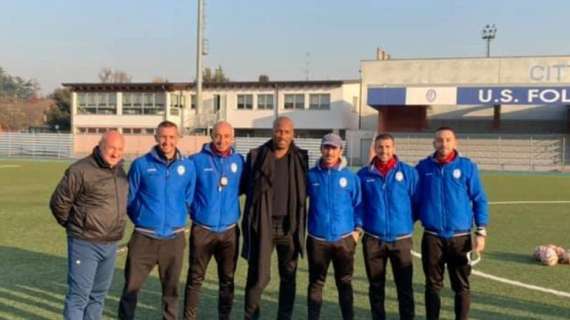 Folgore Caratese, Didier Drogba si presenta agli allenamenti