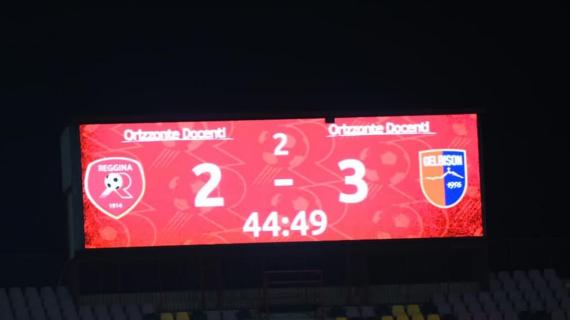 Clamorosa sconfitta interna: la Reggina cede 2-3 alla Gelbison al Granillo