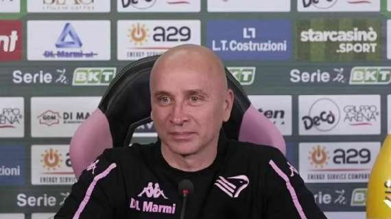 Palermo, Corini: «La partita è lunga 95', ci abbiamo creduto»