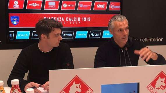 Piacenza, mister Rossini: «Giocato su un campo ai limiti della praticabilità»