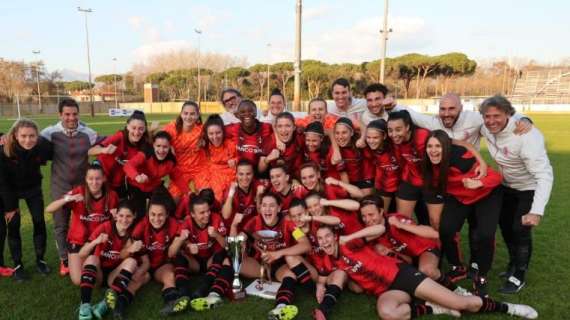 Trionfo-bis del Milan alla Viareggio Women’s Cup: battuta 4-0 la Rappresentativa Under 19 LND