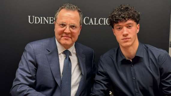 Udinese, primo contratto da professionista per il giovane Matteo Palma