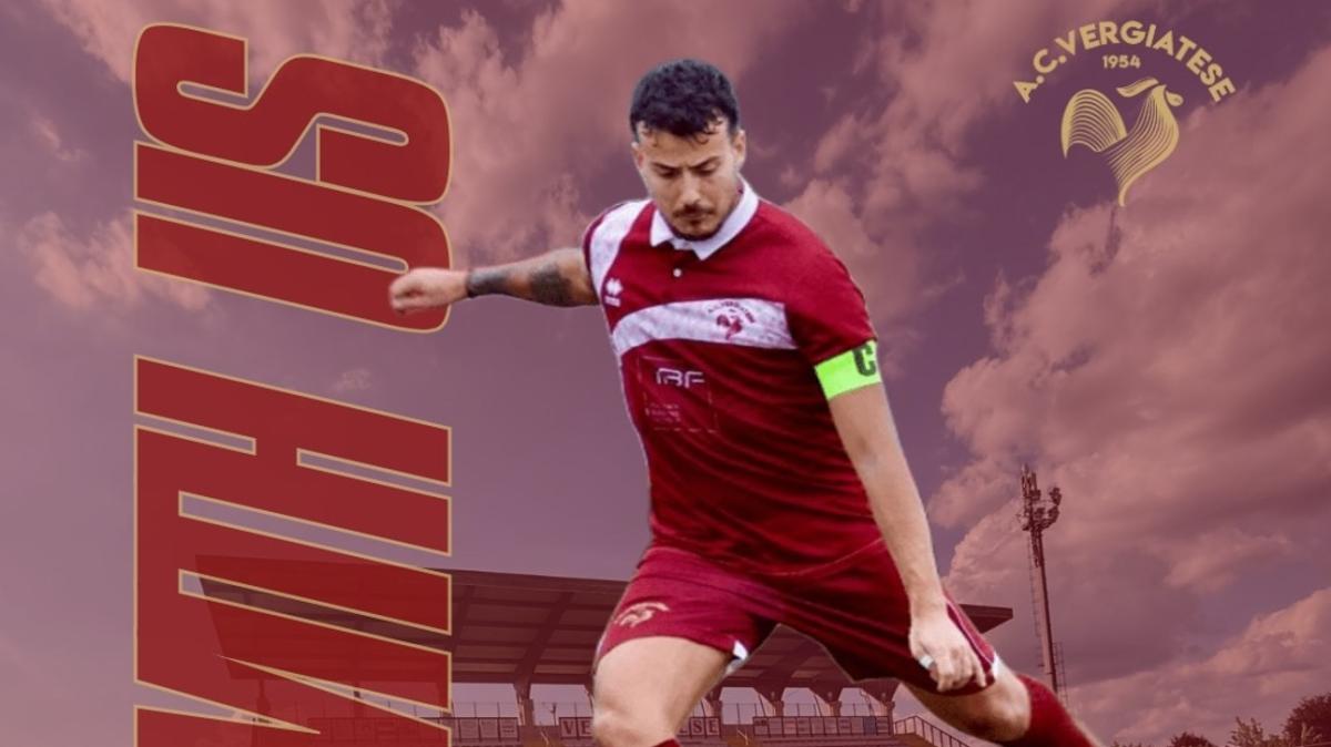 Picozzi ancora granata: il capitano della Vergiatese rinnova per un'altra stagione