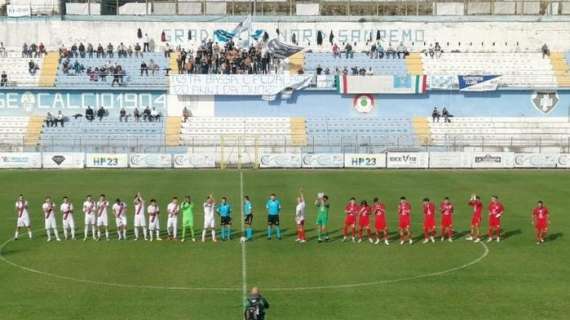 Un punto a testa nel derby ligure tra Sanremese e Vado