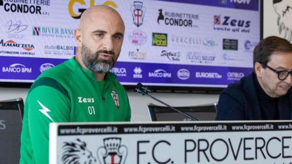 Pro Vercelli, mister Banchini: «L'entusiasmo per la vittoria col Novara è stato assimilato già la sera stessa»