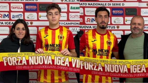 Nuova Igea Virtus, arrivano due under: Caterino e Mazza