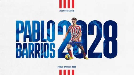 L'Atletico Madrid blinda il golden boy Pablo Barrios