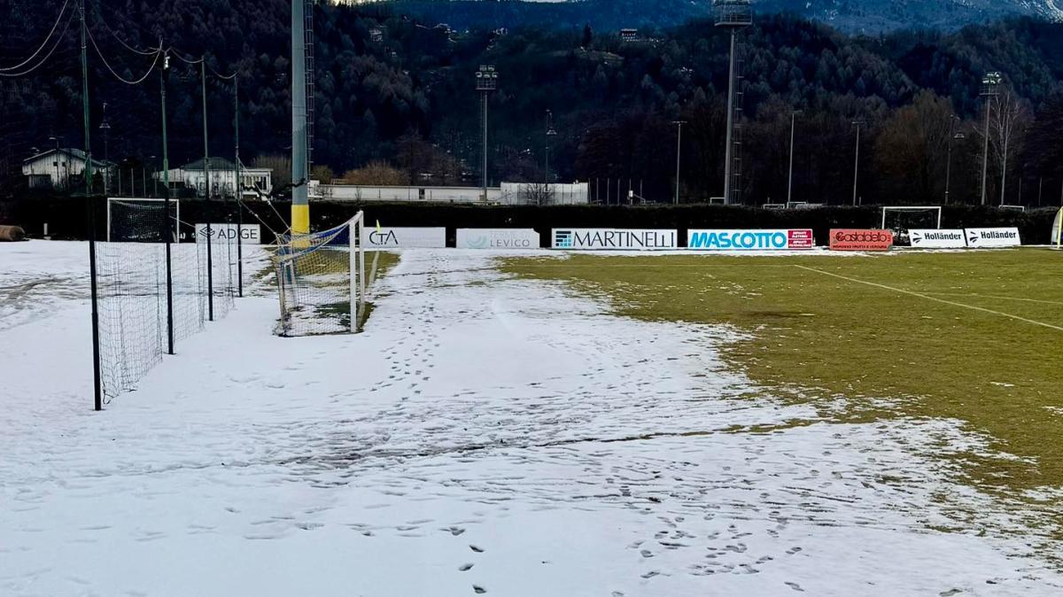 Levico Terme salvo, il Giudice Sportivo respinge il reclamo e conferma l'impraticabilità di campo