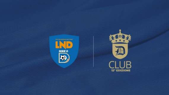 Serie D: La 12ª edizione D CLUB, premiazione domani a Roma 