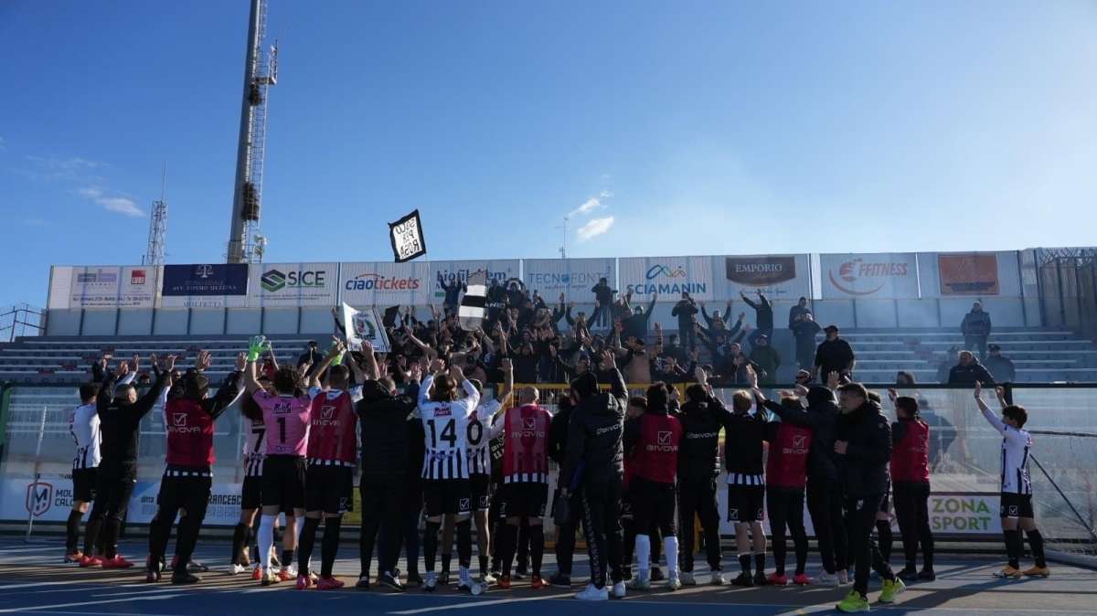 Il Nola fa lo show in Puglia: battuto il Molfetta 3-0