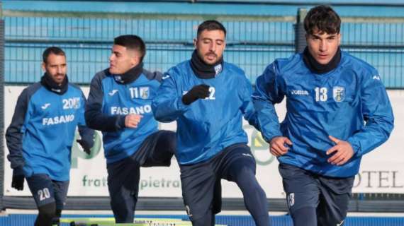 Fasano, sfida al Gravina. Agovino: «Non dobbiamo abbassare la guardia»