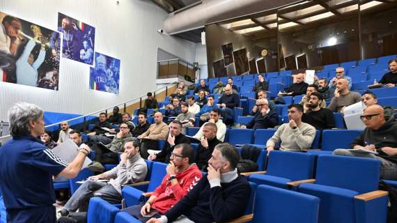 Inaugurato a Coverciano il nuovo corso UEFA A: 192 ore di lezione