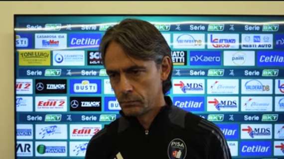 Pisa, mister Inzaghi: «Contento della prestazione, ma restiamo con i piedi per terra»