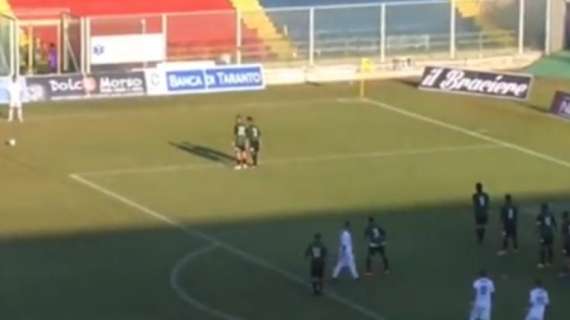 Taranto-Bitonto 1-1, il Video del match