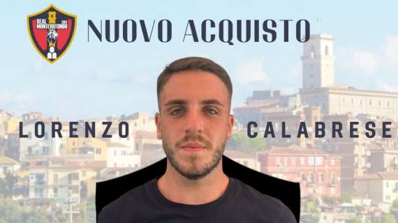 Il Monterotondo ufficializza l'ingaggio di Lorenzo Calabrese