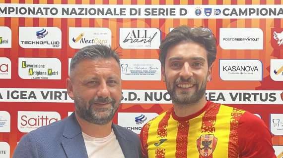 Della Guardia resta in giallorosso: rinnovo con la Nuova Igea Virtus