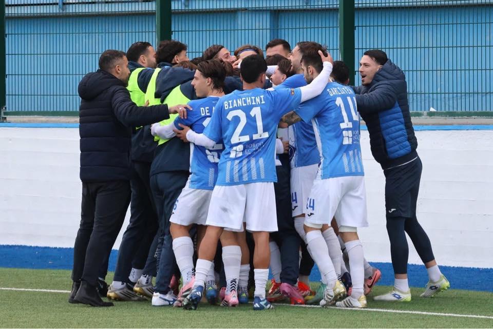 Il numero di calciatori a segno per ogni squadra del girone H di Serie D