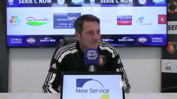 Potenza, mister De Giorgio: «Ritroveremo presto il clean sheet che ci manca da qualche settimana»