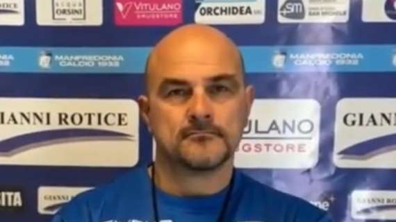 Manfredonia, mister Cinque: «Uno legge il 4-1 e può pensare che...»