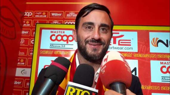 Catanzaro, mister Aquilani: «L'anno giusto per arrivare, ho le idee più chiare»
