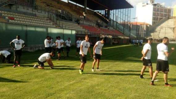 Il Messina torna a casa: primo allenamento allo stadio "Giovanni Celeste"