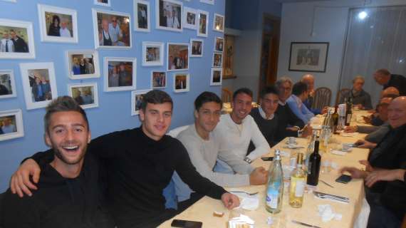Cinque giocatori del Legnago al raduno del Calcio Club “Radio Scarpa”