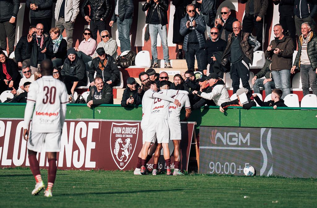 Il numero di calciatori a segno per ogni squadra del girone C di Serie D