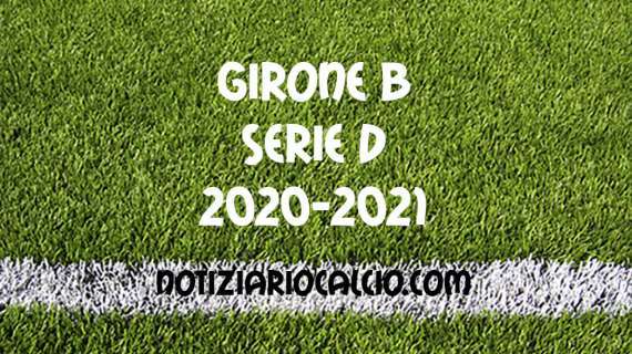 Serie D 2020-2021 - Girone B: risultati e classifica dopo i recuperi odierni