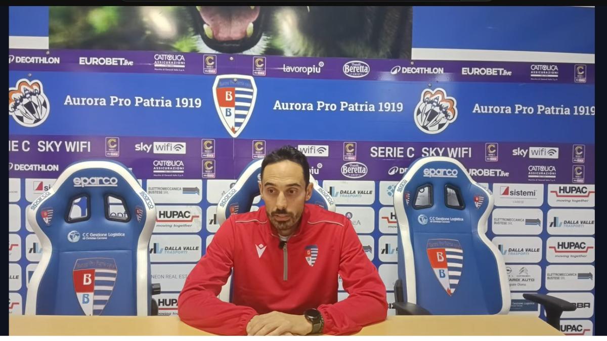 Pro Patria, Bolzoni non ha dubbi: «Dobbiamo fare il doppio dei punti, pronti alla battaglia di Vercelli»