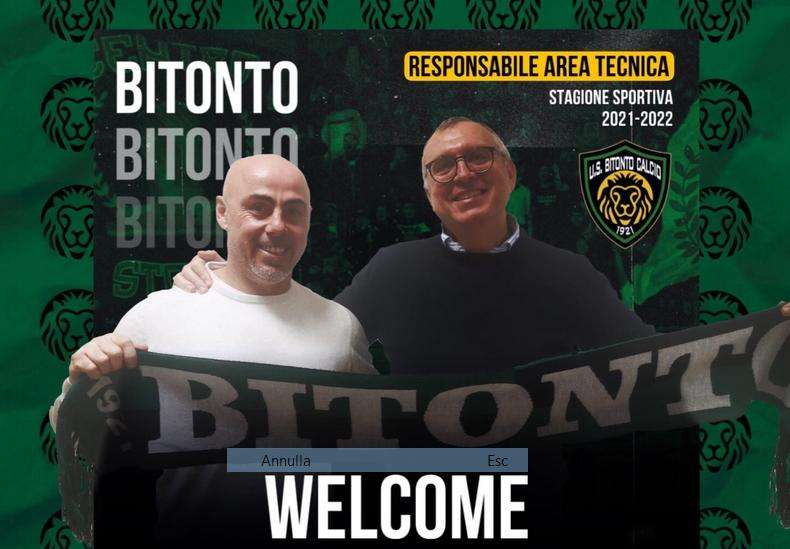UFFICIALE: Bitonto, ecco il nuovo direttore sportivo