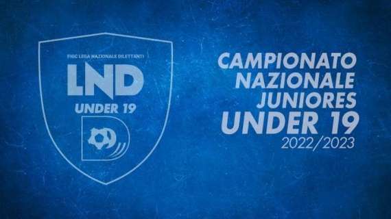 Campionato Nazionale Juniores Under 19, il programma gare della 26ª giornata