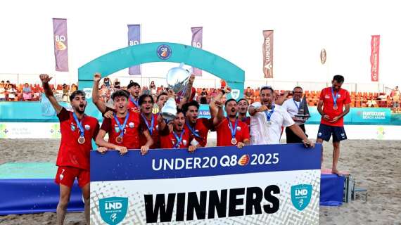 Napoli sul tetto d'Italia per la prima volta anche nel Campionato Q8 Under 20 di Beach Soccer