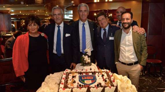Festeggiati a Napoli i 60 anni della Lega Nazionale Dilettanti 