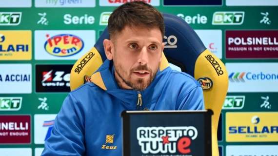 Frosinone, Greco: «Classifica? Non ci dormo la notte. Noi non vogliamo vederla...»