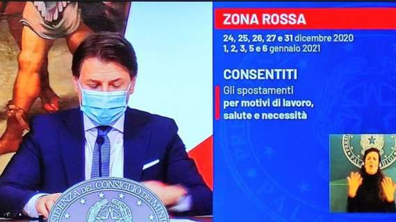 Conte annuncia: «Italia zona rossa nei festivi e prefestivi ma...»