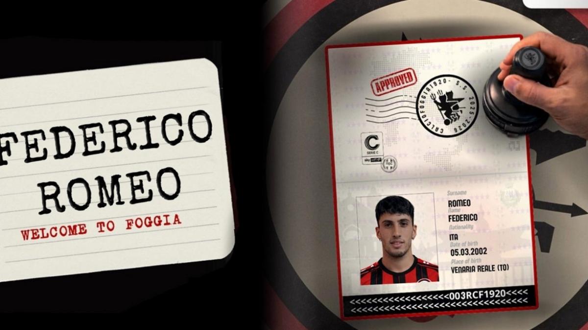 UFFICIALE: Romeo è un nuovo giocatore del Foggia: arriva dalla Ternana