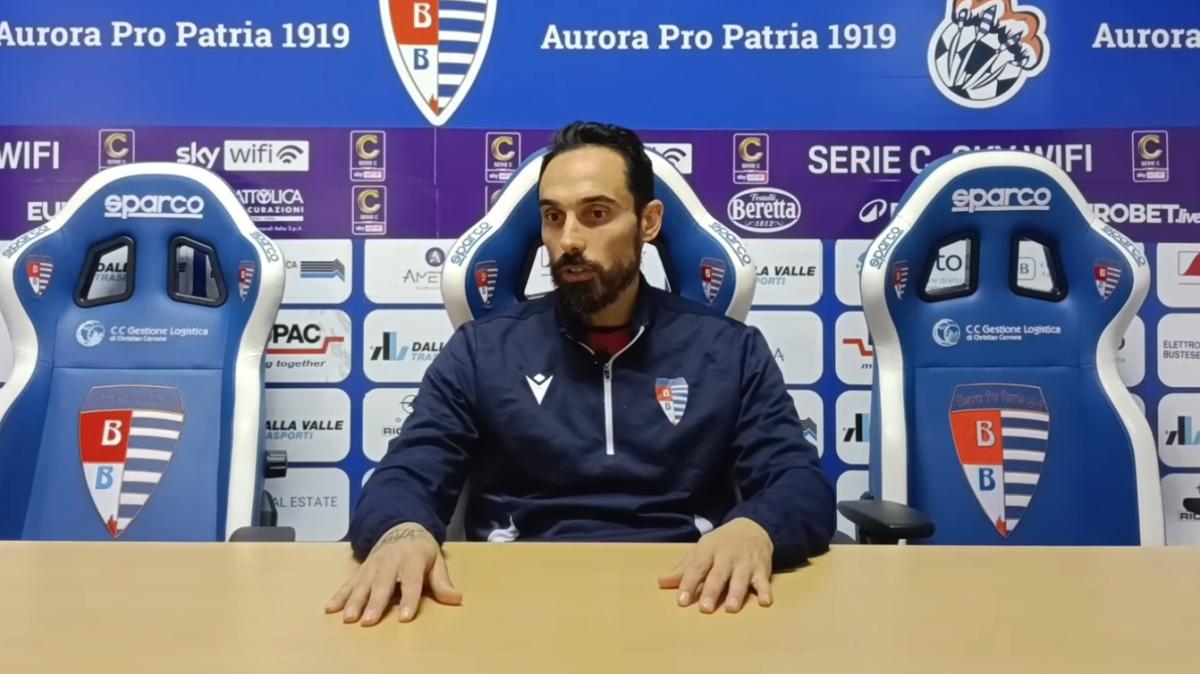 Pro Patria, Bolzoni prima della sfida alla corazzata Union Brescia: «La nostra salvezza vale più della loro promozione»