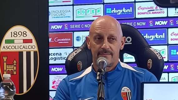 Ascoli, mister Di Carlo: «Più propositivi rispetto alla Spal, la palla non è voluta entrare»