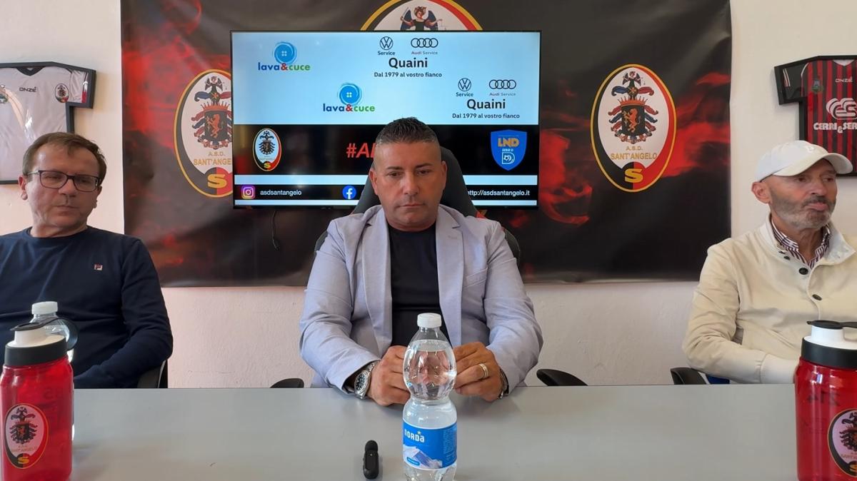 Sant’Angelo, inizia l’era Vito Cera: «Voglio una squadra affamata. Rispetto dei ruoli e un progetto biennale»