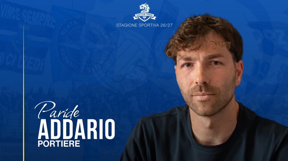 Calciomercato Soccer Trani: Addario nuovo portiere, D'Addabbo e Turitto confermati
