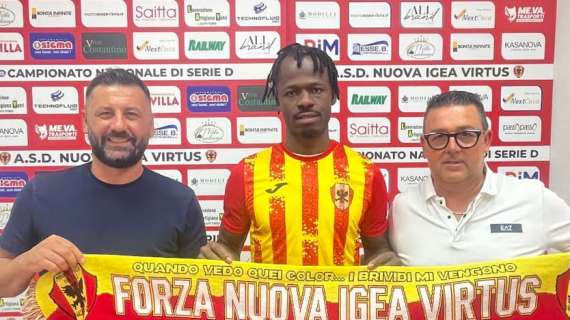 La Nuova Igea Virtus si assicura l'attaccante maliano Samake