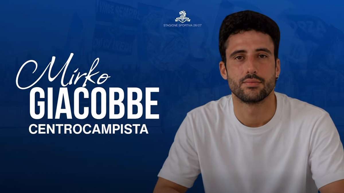 Soccer Trani, colpo a centrocampo: arriva Mirko Giacobbe