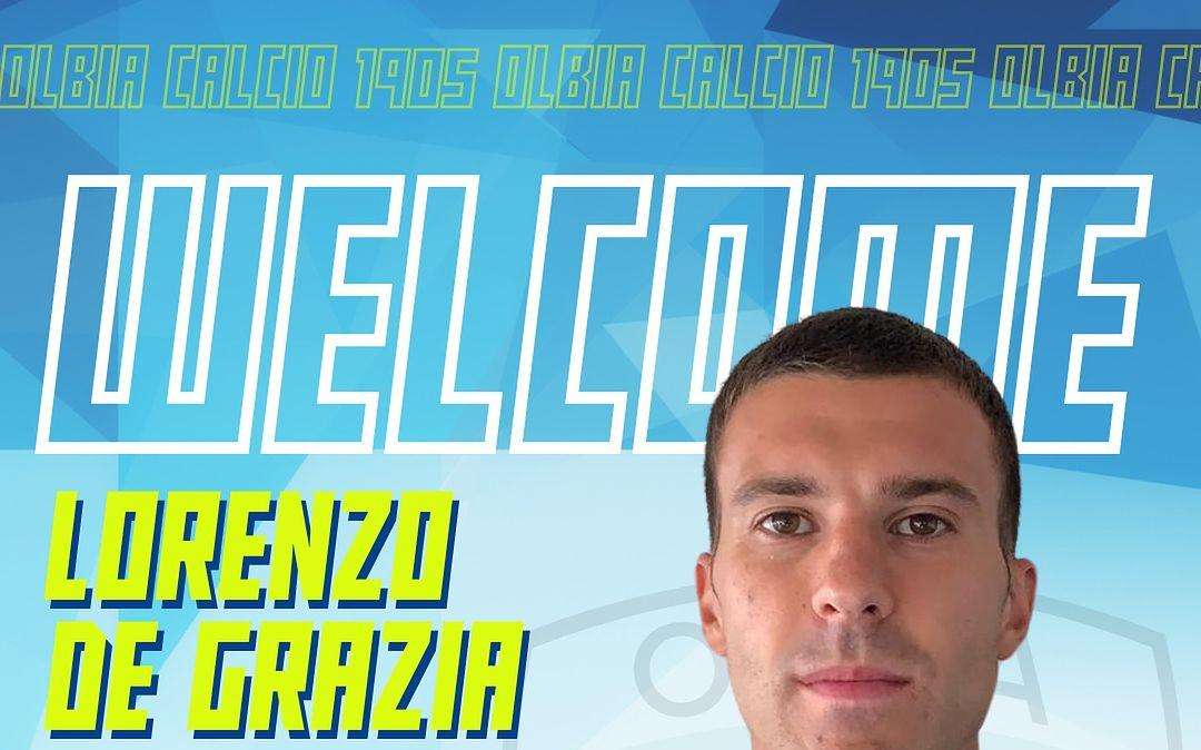 Nuovo innesto per l'Olbia: arriva Lorenzo De Grazia