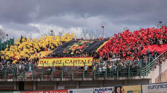 Presenza tifosi in Serie D - Il podio del girone D formato dai supporters Ravenna, Piacenza e Pistoiese