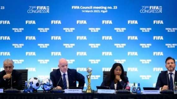 FIFA: approvato il calendario 2025-2030. Mondiale 2026, fase finale con 12 gironi da quattro squadre