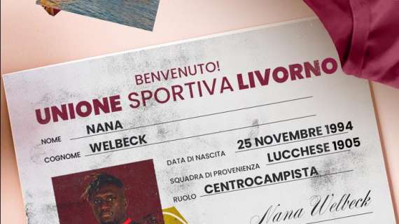 Il Livorno ha annunciato l'arrivo di un calciatore svincolatosi dalla Lucchese