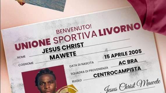 UFFICIALE: Livorno, arriva un 2005 con 80 presenze in D