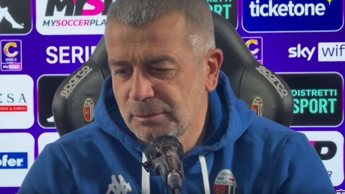 Ascoli, Tomei: «Con l'Arezzo partita stimolante, ma noi pensiamo fino all'ultima giornata»