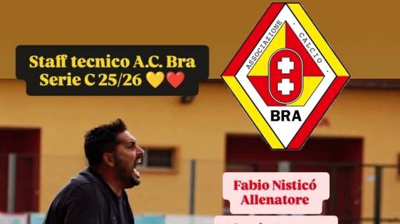Bra, completato l'organico tecnico per la stagione in Serie C