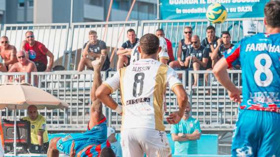 Beach Soccer - Serie A Puntocuore: Lenergy Pisa, Alsa Lab Napoli e Catania FC raggiungono Farmaè Viareggio e Domusbet.tv alla Final Eight